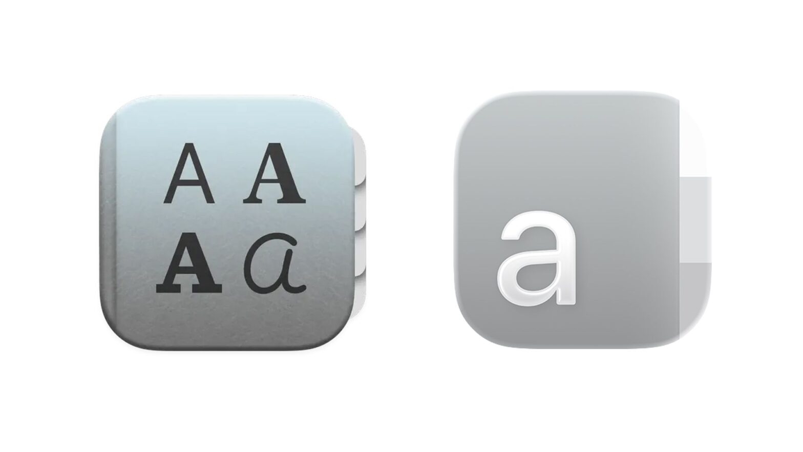 Apple's new Font Book icon angers designers