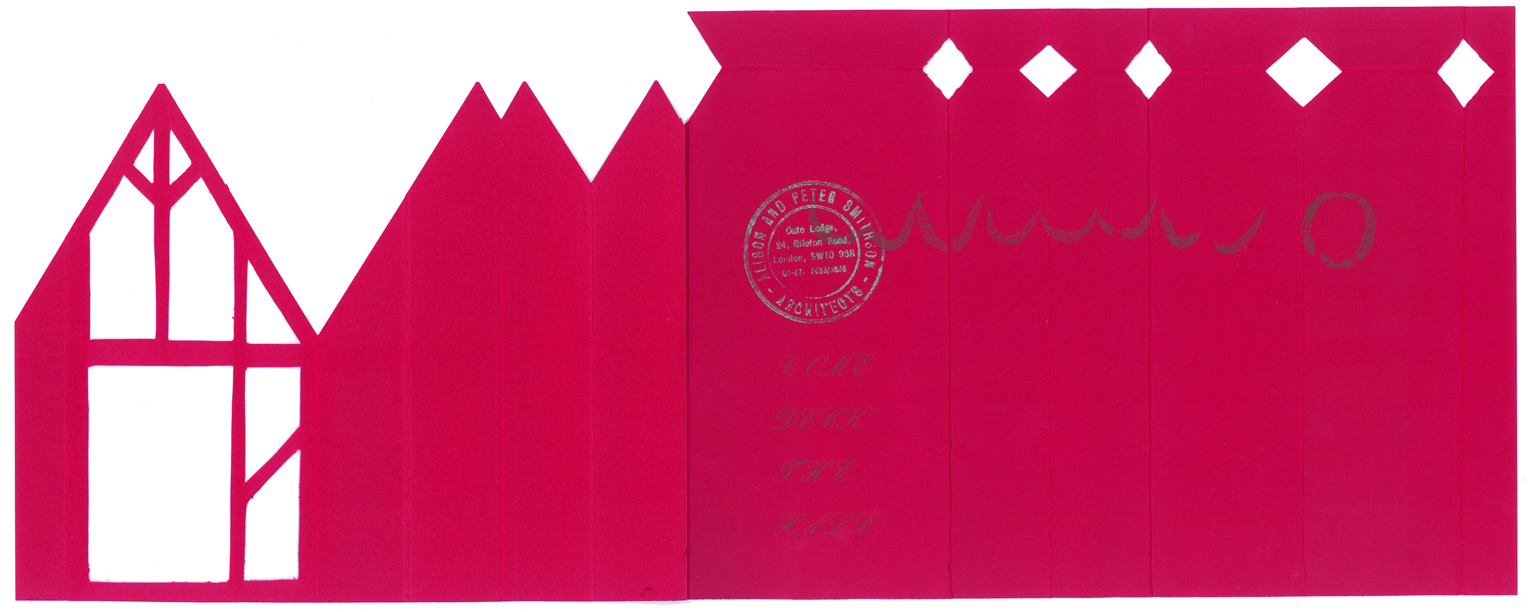 Christmas cards by Alison Smithson