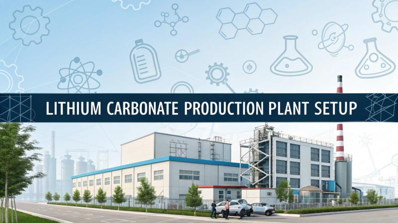 Construction of lithium carbonate production plant: costs, process,