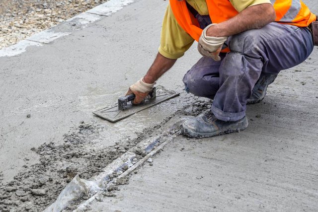 Construction of sidewalks in Ksamil and side fences, roads where interventions are made