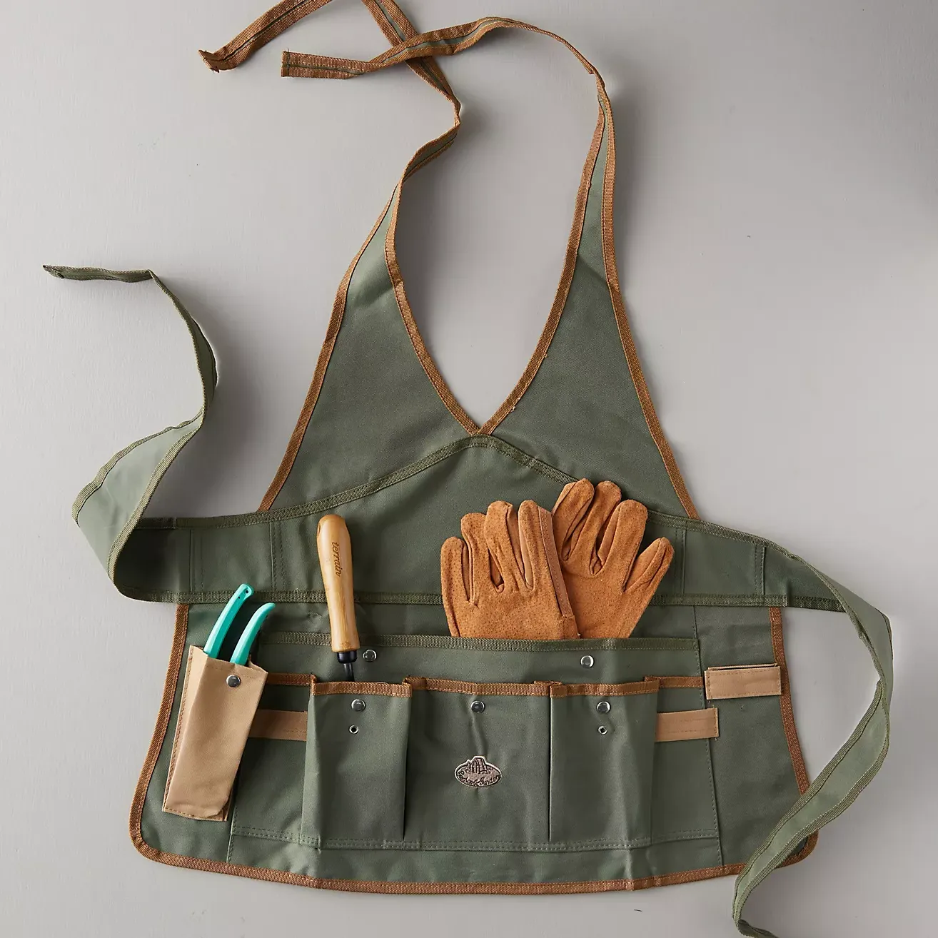 Canvas garden apron