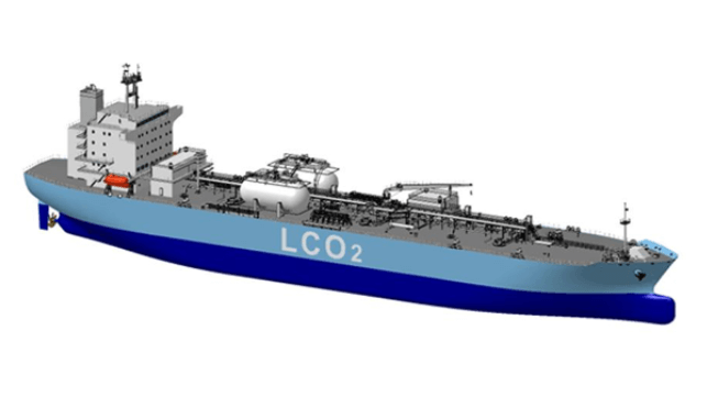 Japanese shipbuilders and owners are working together to develop an LCO2 carrier